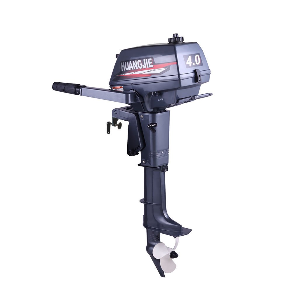 Top Ranking Huangjie 2stroke 4hp Small Outboard Motor Inflatable Boat Engine Popular Inflatable Boat Engine