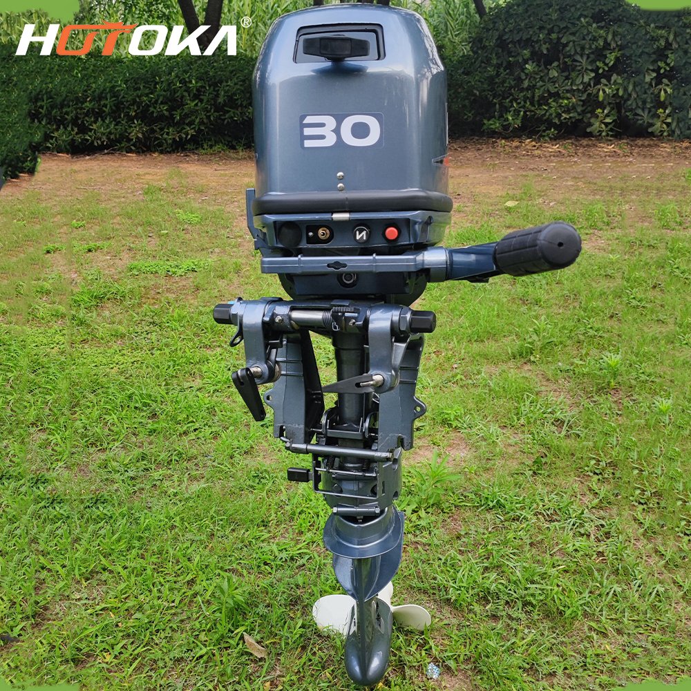 HOTOKA Manufacturer 496cc 30hp Gas Outboard Motor 2 Stroke High Speed Water Jet Boat Engine With Competitive Price