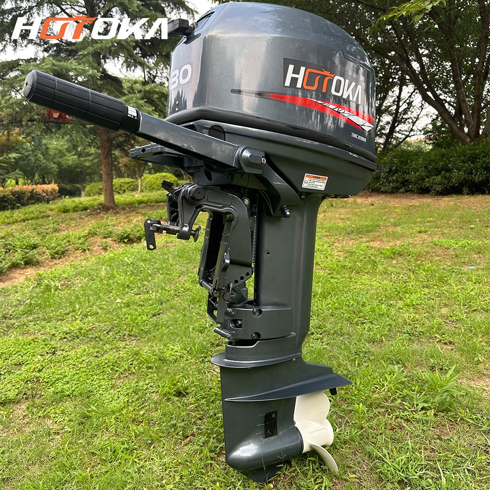 HOTOKA Manufacturer 496cc 30hp Gas Outboard Motor 2 Stroke High Speed Water Jet Boat Engine With Competitive Price