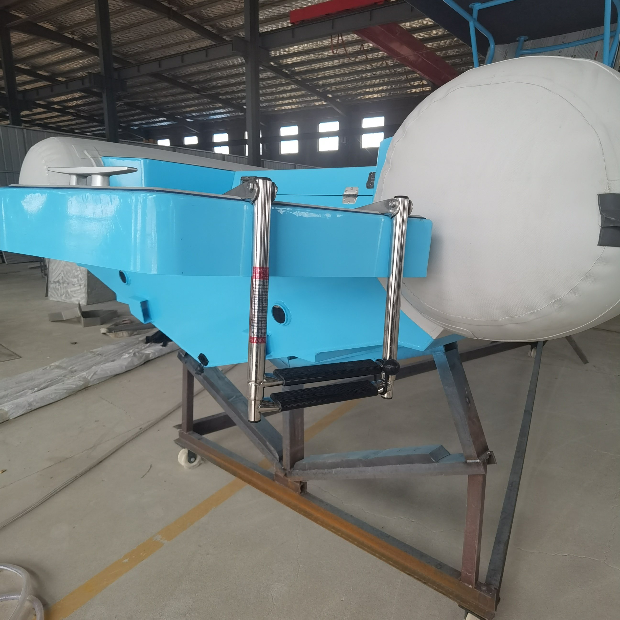 Luxury 21 Feet Blue Hypalon RIB-620 6.2m Work Boat with Aluminum Hull and Outboard Engine 3m Sport Yacht