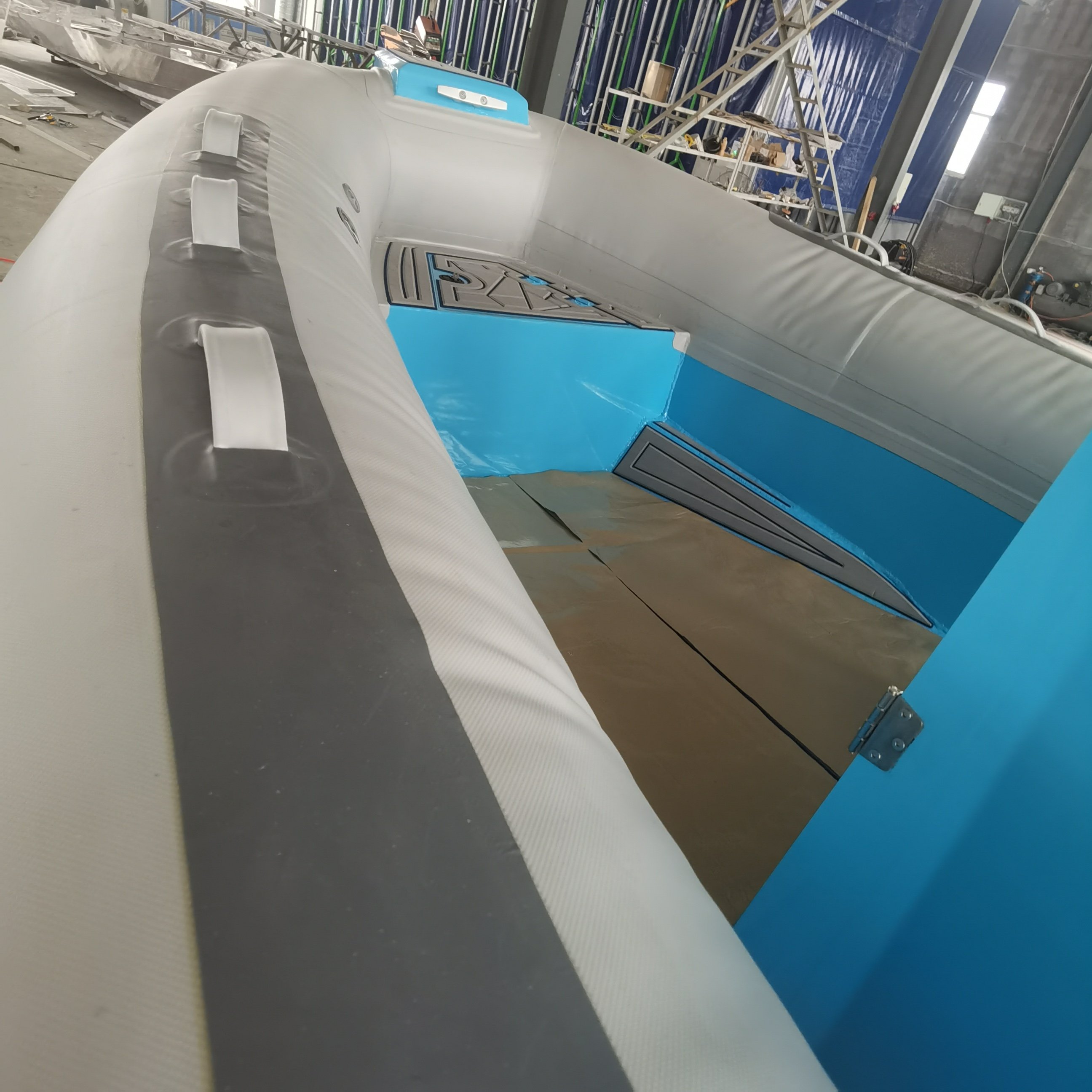 Luxury 21 Feet Blue Hypalon RIB-620 6.2m Work Boat with Aluminum Hull and Outboard Engine 3m Sport Yacht