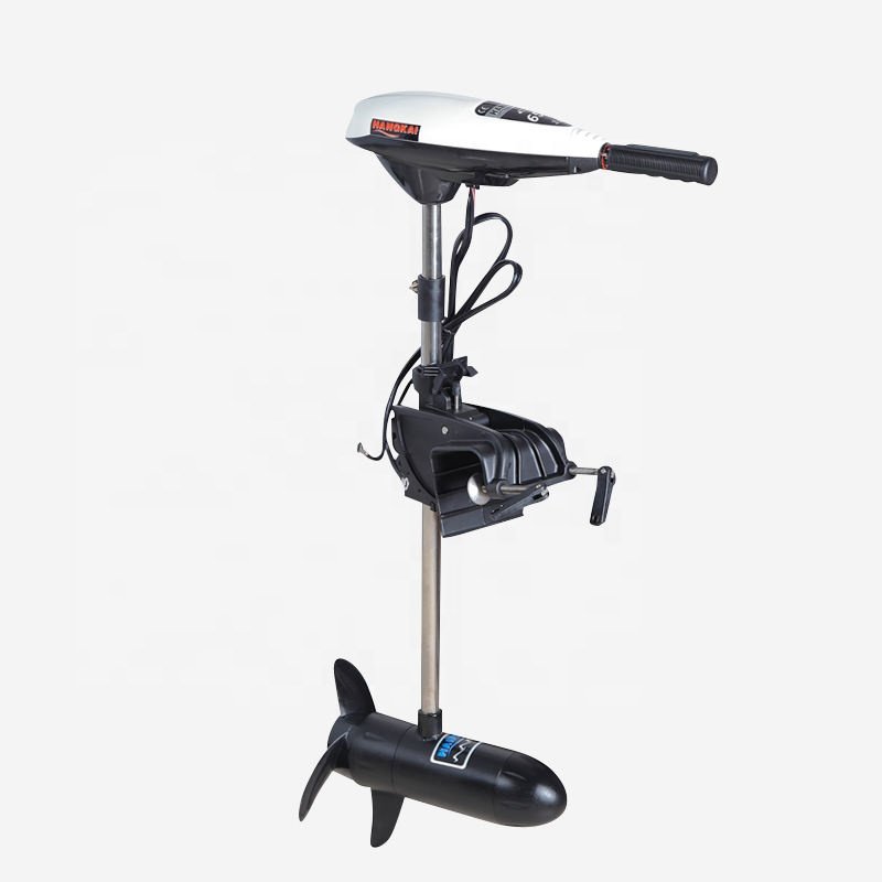 Electric Boat Engine HANGKAI 12V 45lbs Thrust Electric Trolling Motor Outboard for Fishing Boat Jet Boat Engine on Sale