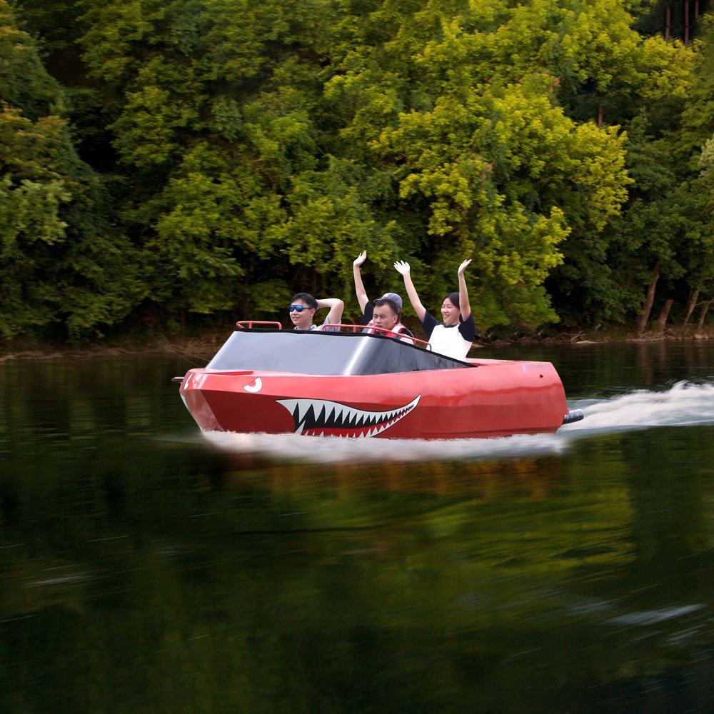 New Design 12FT Cheap Mini Aluminum Jet Boat With Inboard Engine for Sale Kinocean