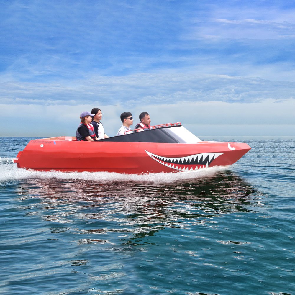 New Design 12FT Cheap Mini Aluminum Jet Boat With Inboard Engine for Sale Kinocean