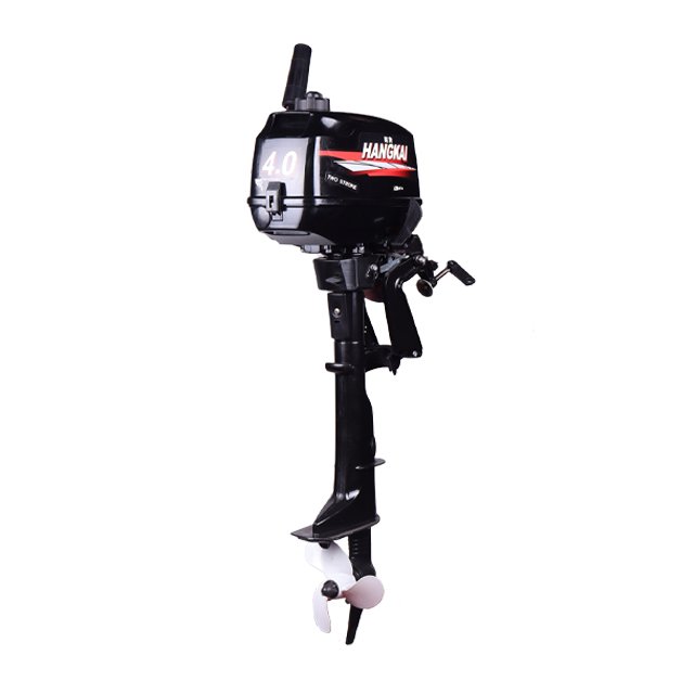 Hangkai 12hp Short Shaft 2 Stroke Gasoline Outboard Engine New Water Cooled Manual Start for Fishing Kayak Canoe Boat Motors