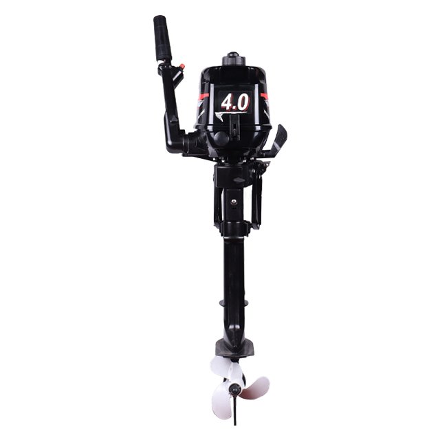 Hangkai 12hp Short Shaft 2 Stroke Gasoline Outboard Engine New Water Cooled Manual Start for Fishing Kayak Canoe Boat Motors