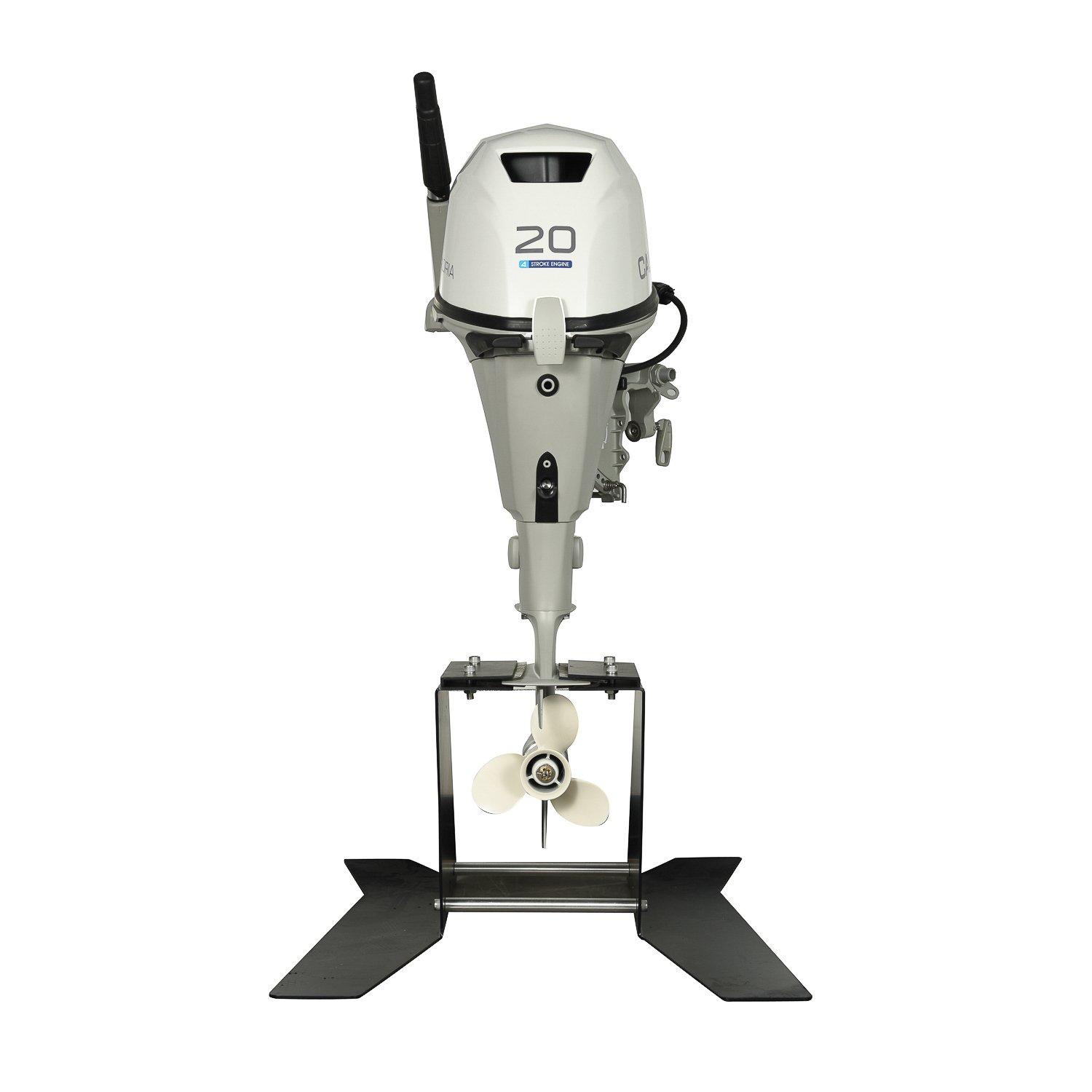CG MARINE 20hp 2-stroke Gasoline Boat Engine & Outboard Motor F20 Water Cooling System with Manual Start
