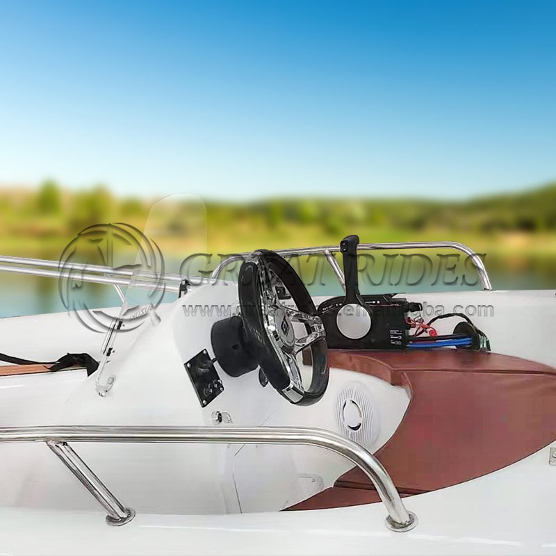 Economical 12ft 3.6m Fiberglass Outboard Engine 360 Small Sport Yachts High Speed Fishing Boat