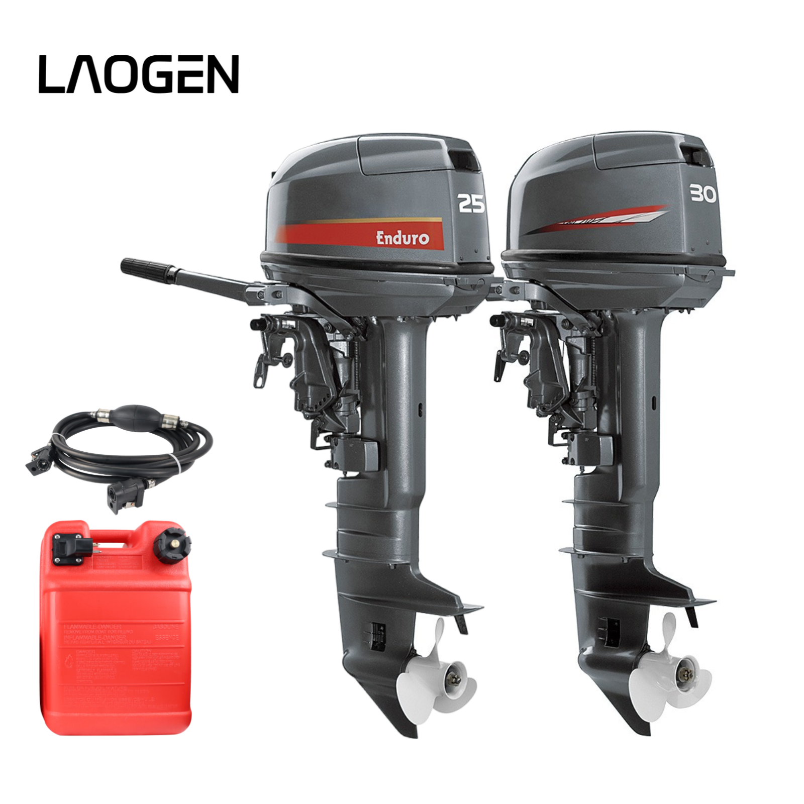 Laogen ODM Boat Motor Outboard 30 25hp Outboard Motor 2 Stroke Match Yamaha 30H Out Board Boat Motors E25B Boat Outboard Engine