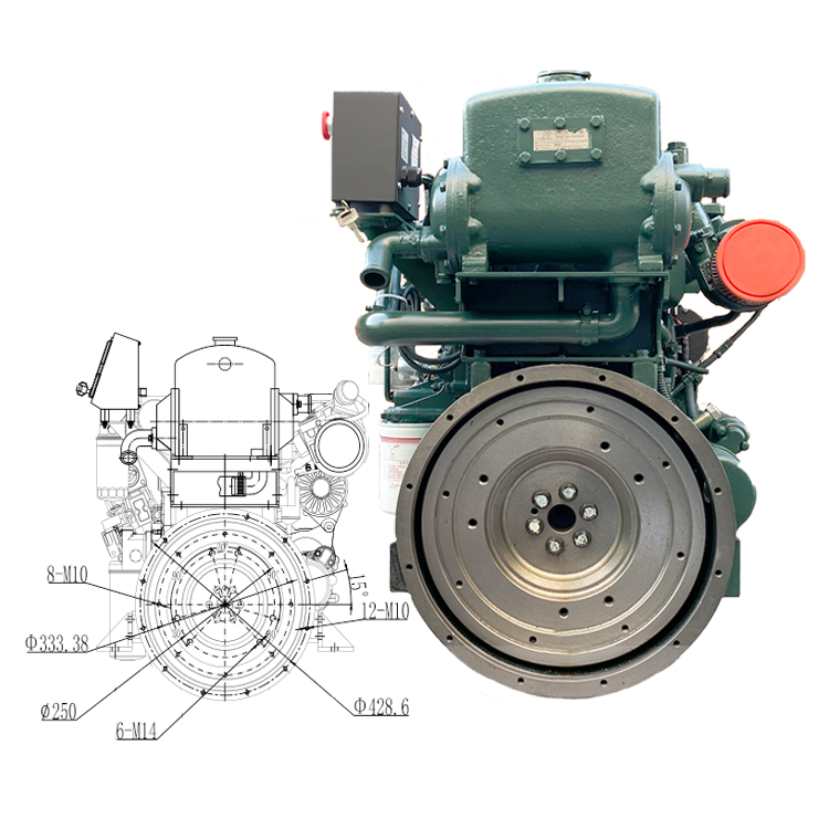 Yuchai Propulsion Marine Diesel Engine 55hp 65hp with Gear Box for Boats on Sale