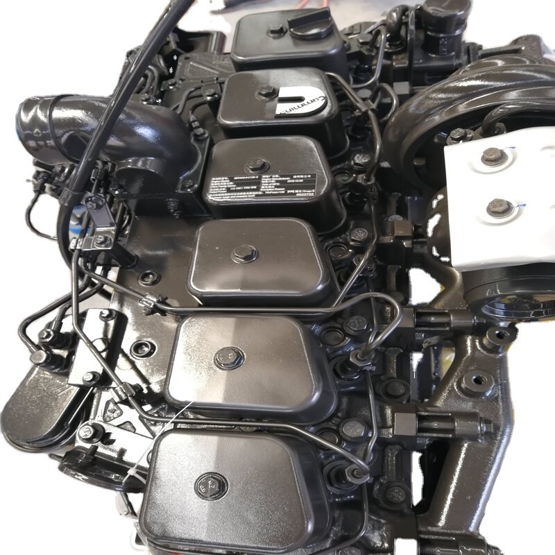 Water-cooled Cumins 6bt5.9 Used Engine Turbo Charged Used 6bt Diesel Engine for Marine