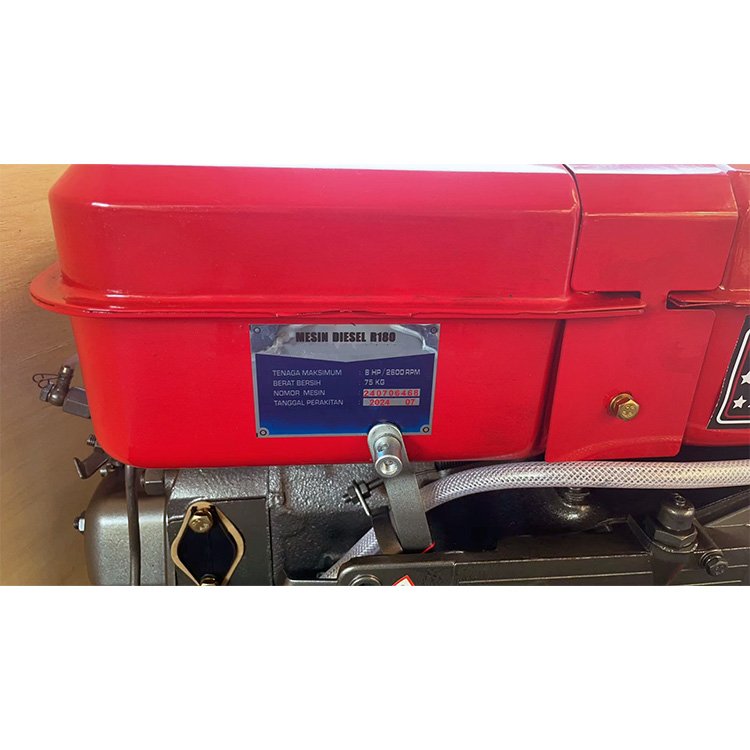 VISION R180 7hp Single Cylinder 4-stroke Water Cooled diesel Outboard Engine for Boat