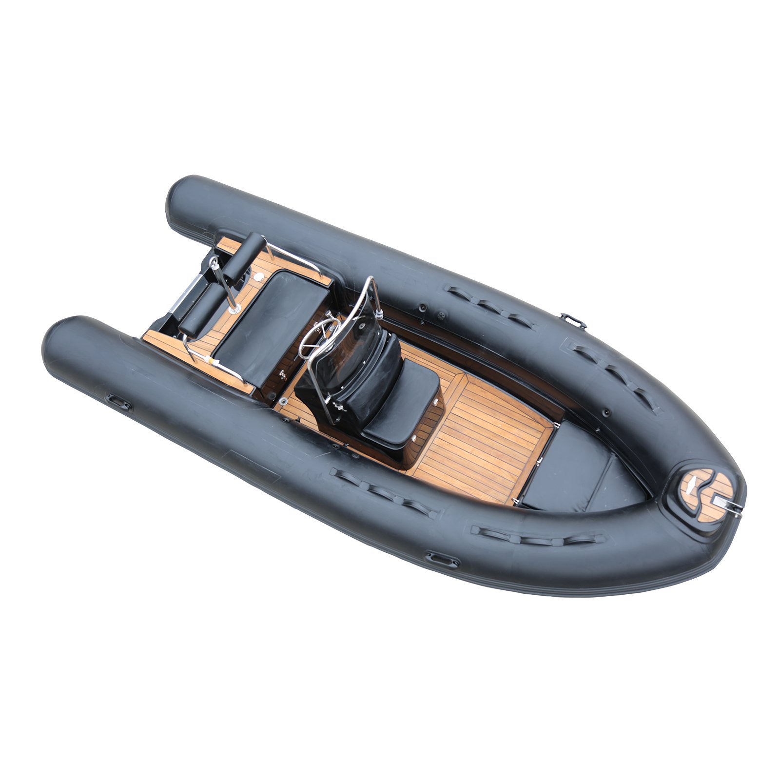 Haohai Luxury Pontoon Raft Jet Sailing Racing Boat with Custom Logo PVC Center Console Fiberglass Material CE Certified