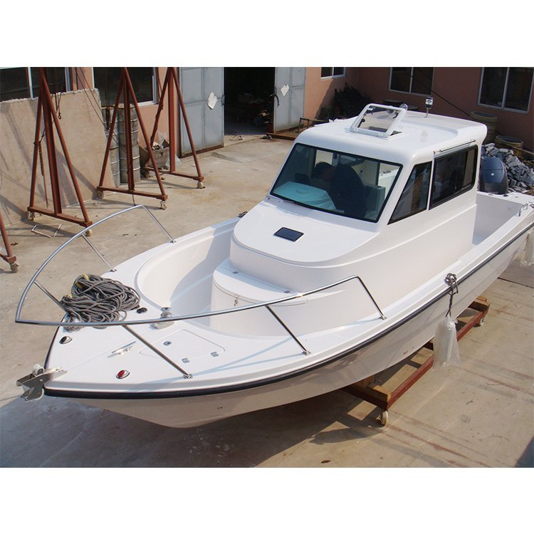 Outboard Engine Customization Color SG850A Fiberglass Big Cabin Fishing Boat