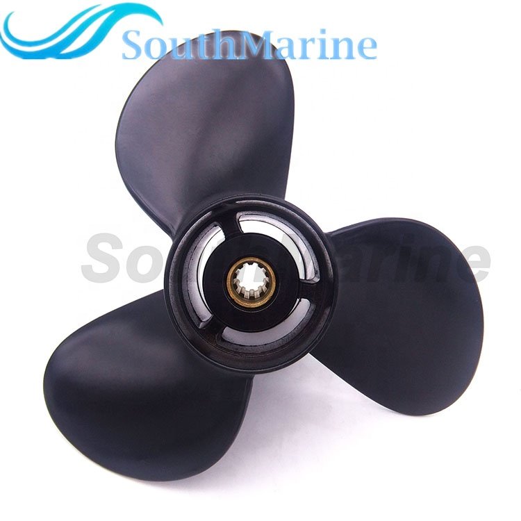 Boat Engine Aluminum Alloy Propeller 9 1/4x11 for Suzuki 9.9HP 15HP Outboard Motor 58100-93743-019