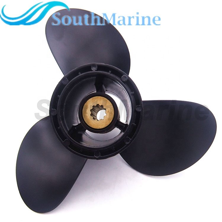 Boat Engine Aluminum Alloy Propeller 9 1/4x11 for Suzuki 9.9HP 15HP Outboard Motor 58100-93743-019