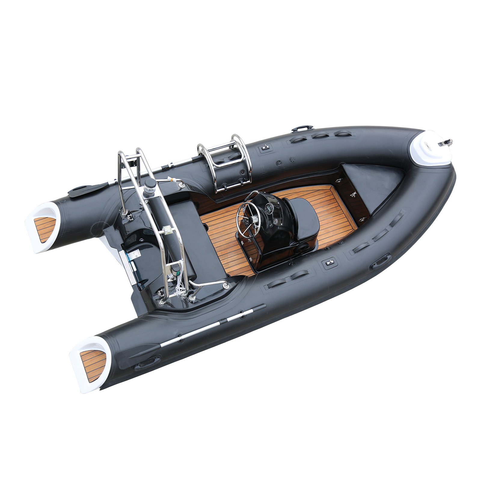 China Sailing Small Bateau Inflatable Rib Boat PVC Material Center Console Fishing Boat Outboard Engine for Entertainment Use