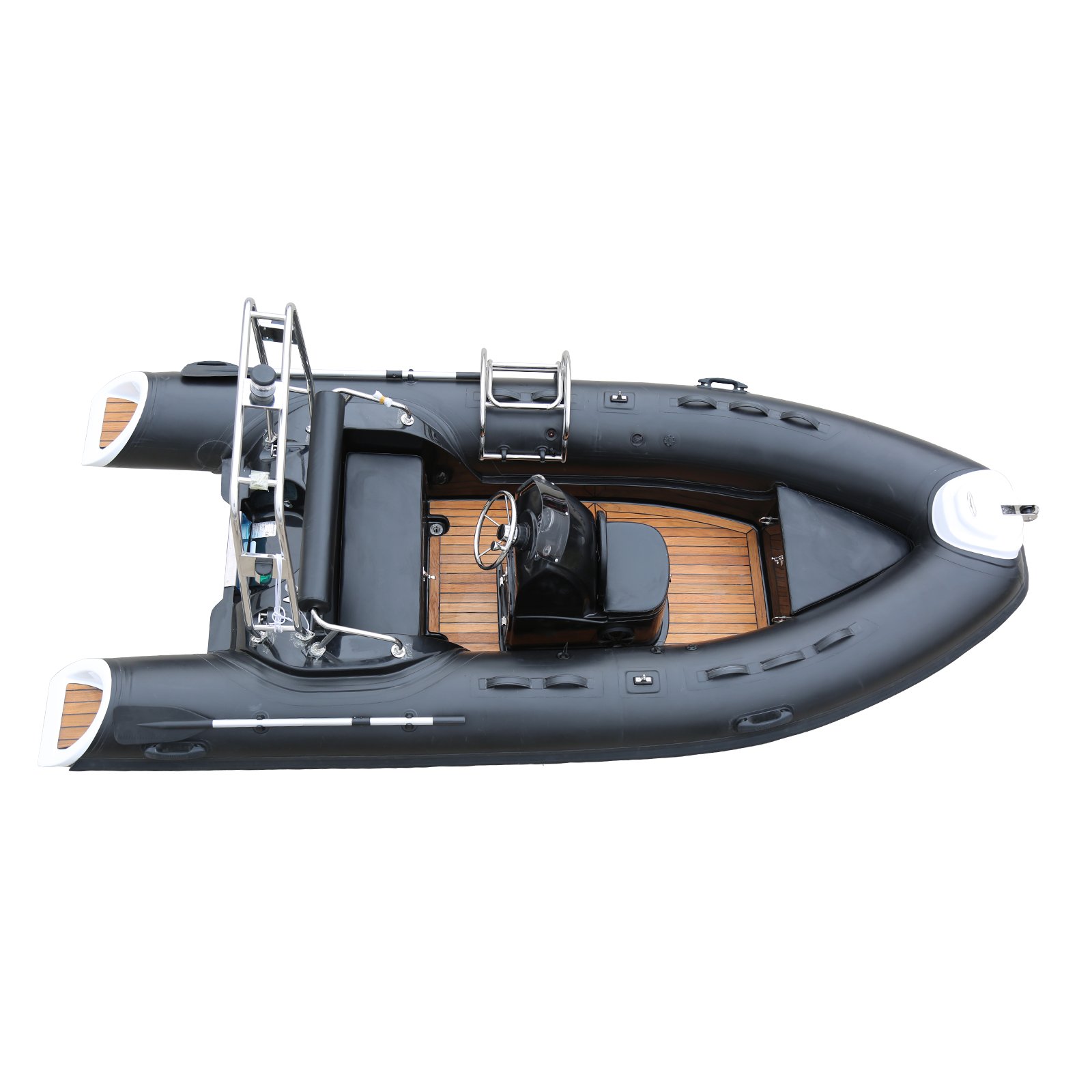 China Sailing Small Bateau Inflatable Rib Boat PVC Material Center Console Fishing Boat Outboard Engine for Entertainment Use