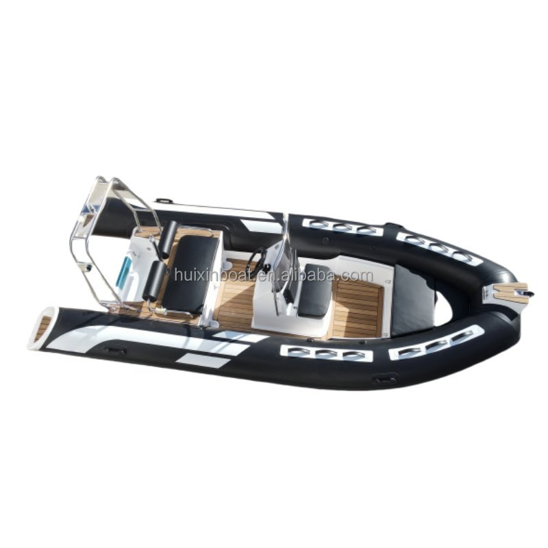 CE Certified 4.8m Rib 480 Hypalon Motor 16FT Fiberglass Inflatable Fishing Boat Outboard Engine PVC Material 1.2mm Lake Outdoor