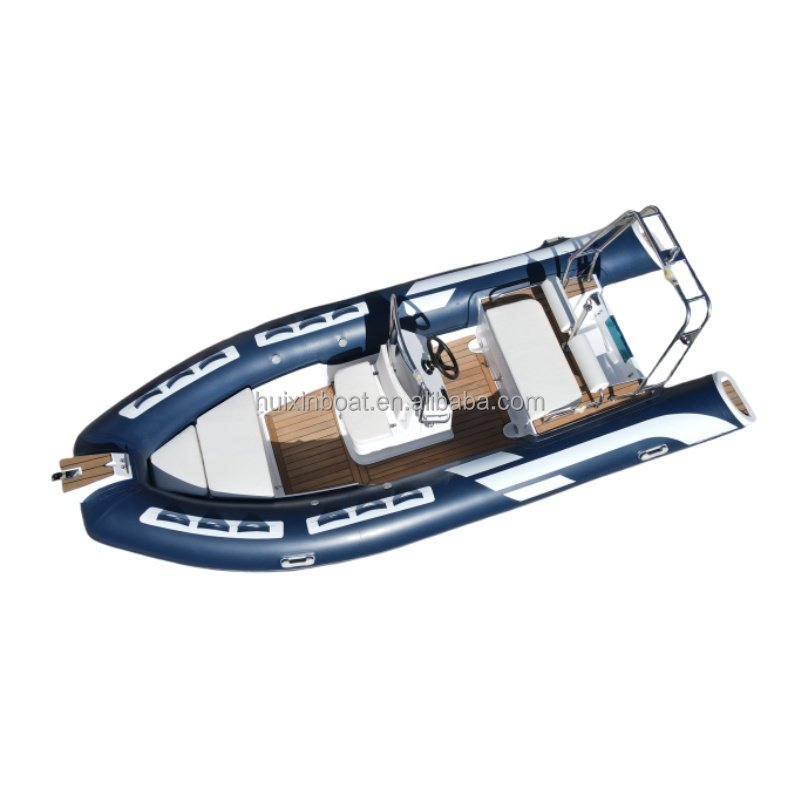 CE Certified 4.8m Rib 480 Hypalon Motor 16FT Fiberglass Inflatable Fishing Boat Outboard Engine PVC Material 1.2mm Lake Outdoor