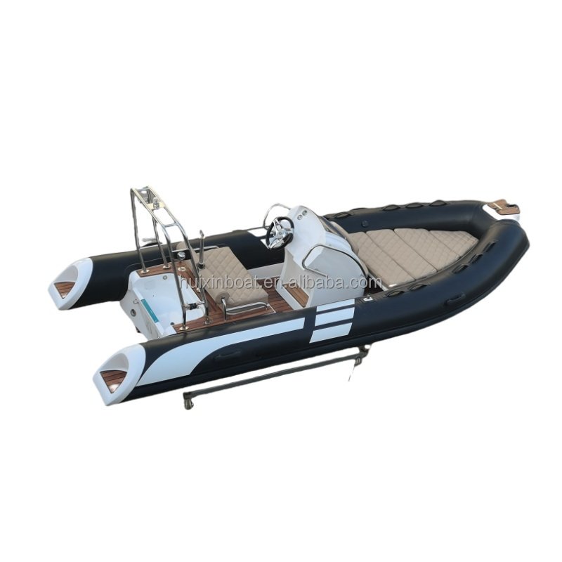 CE Certified 4.8m Rib 480 Hypalon Motor 16FT Fiberglass Inflatable Fishing Boat Outboard Engine PVC Material 1.2mm Lake Outdoor