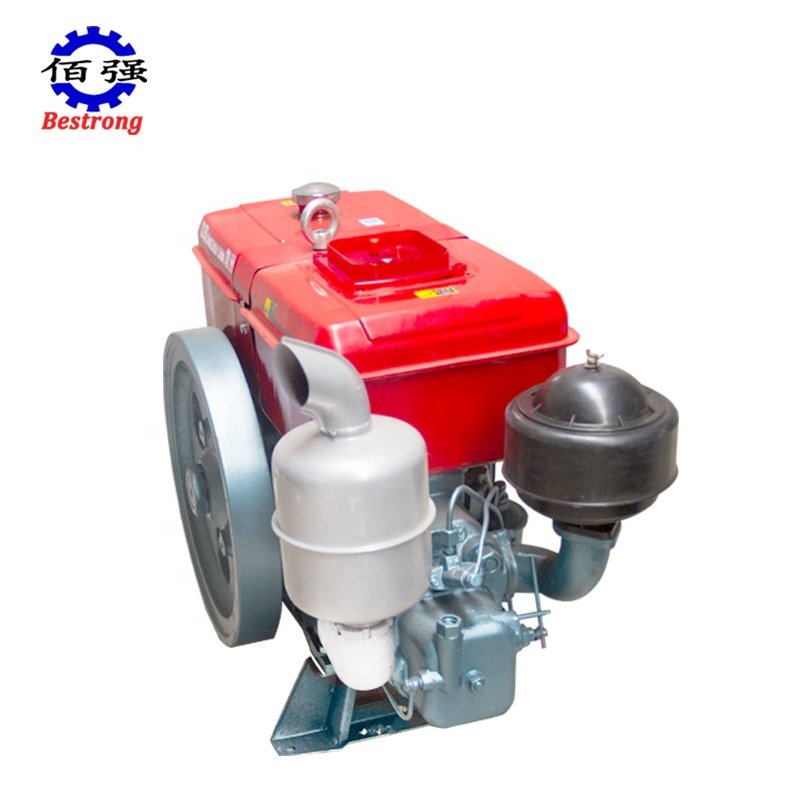 High Quality 18HP ZS1105 Direct Injection Diesel Engine Powerful Single Cylinder Four-Stroke Water Cooled Machinery Engine