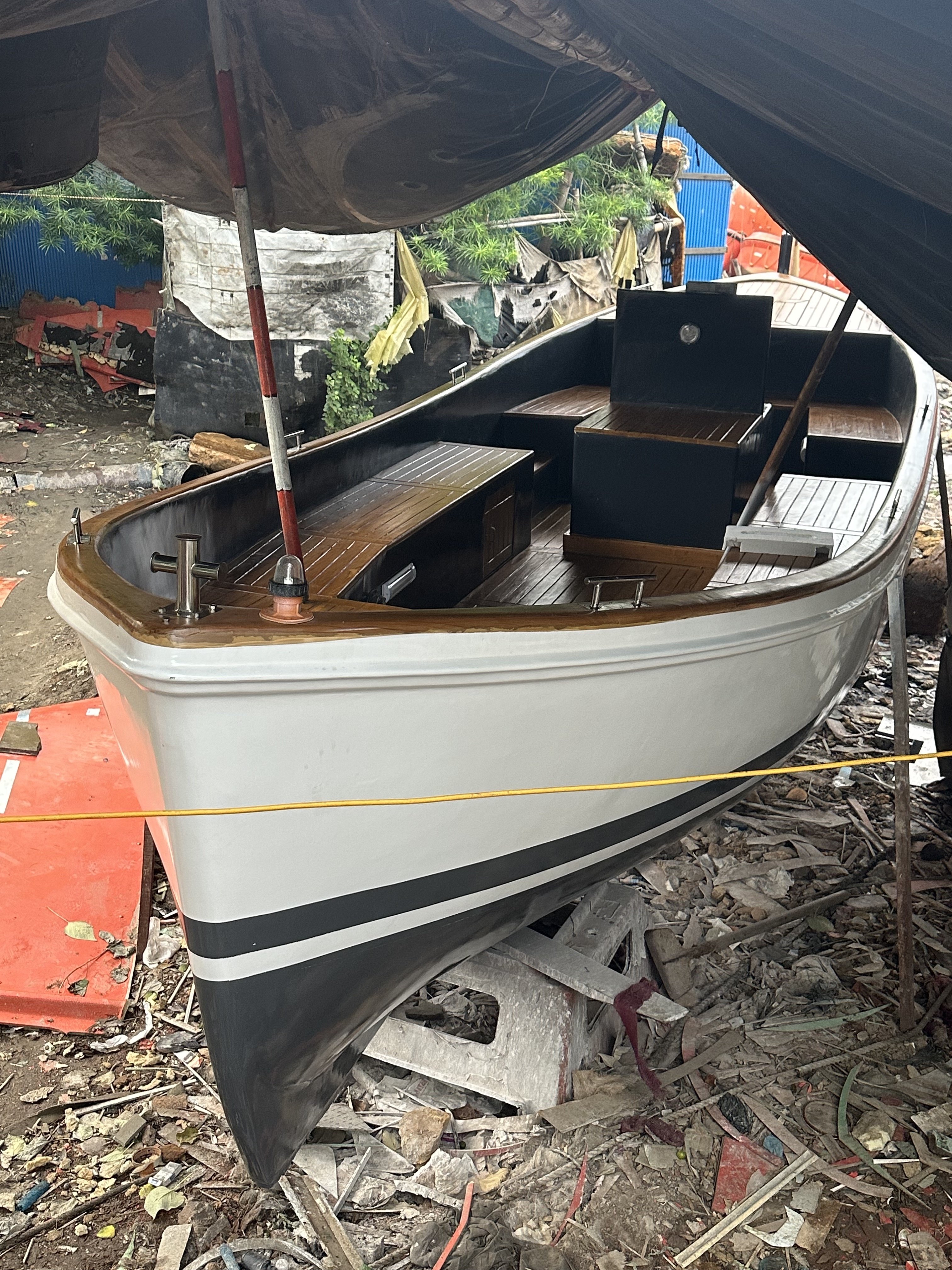 Good Quality Sloep Boat Design with 100% Teak Wood