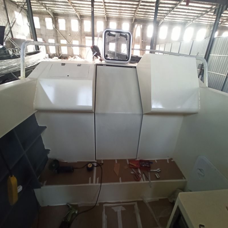 7.5 Meter Aluminum Cabin Cruiser Outboard Engine Customizable 5053 Yacht Luxury Fishing Travelling Club Parties EVA Hull Sports