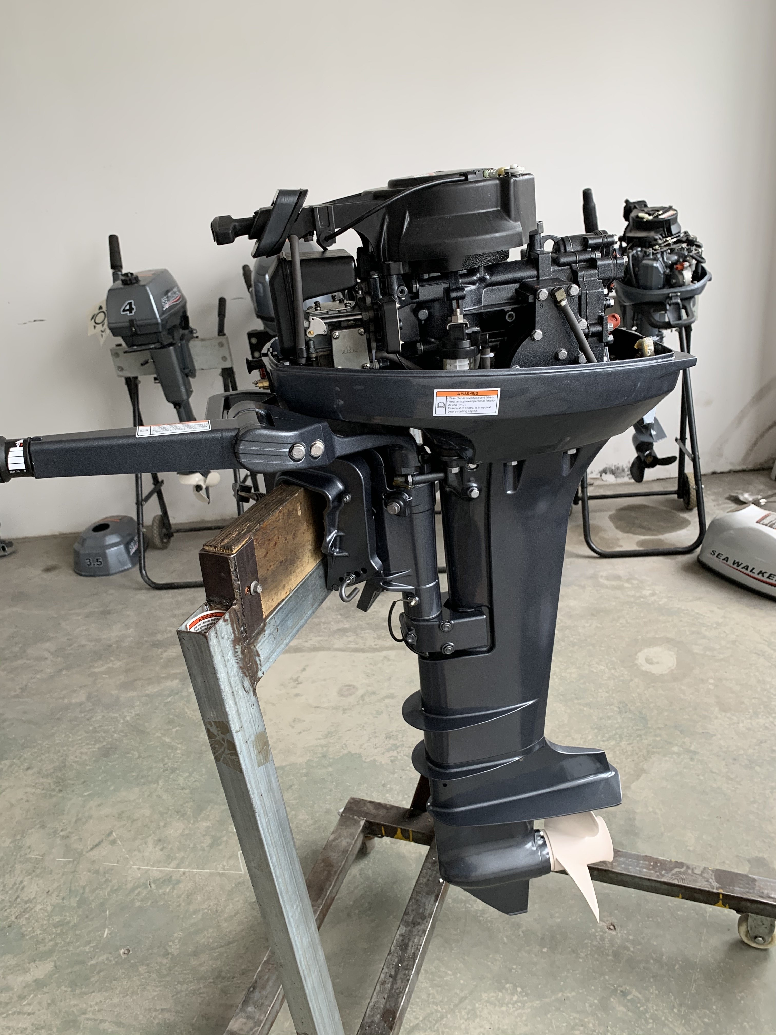 Seawalker 2 Stroke 15hp Outboard Motor Boat Engines 6B4 Long Short Shaft Hot Selling YAMAHA