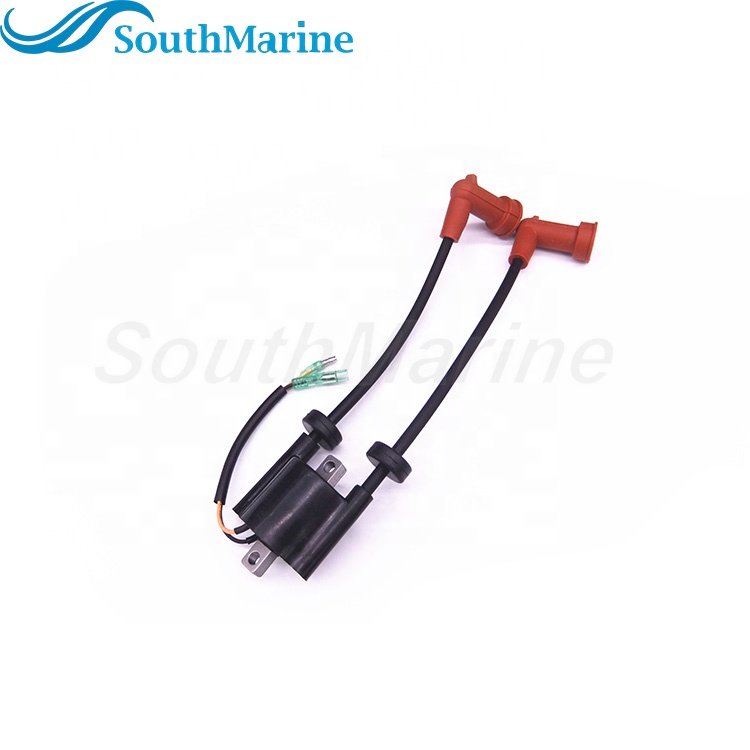 Boat Engines 6B4-85570-00 6B4-85530-00 Ignition Coil Assy for Yamaha Outboard 9.9HP 15HP E15DM E9.9DM