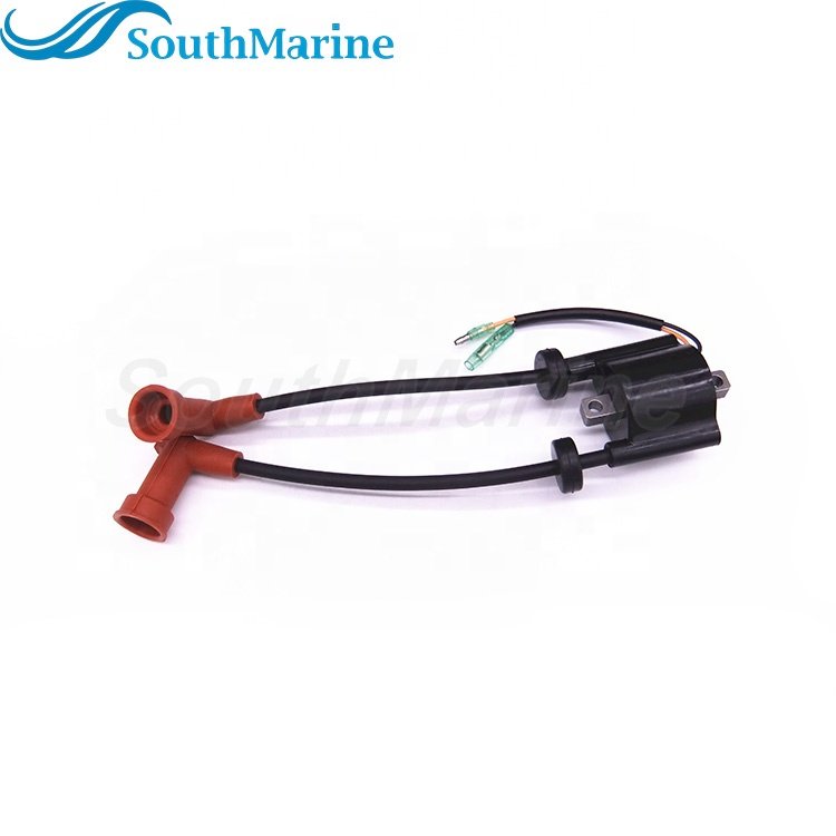 Boat Engines 6B4-85570-00 6B4-85530-00 Ignition Coil Assy for Yamaha Outboard 9.9HP 15HP E15DM E9.9DM