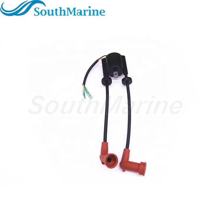 Boat Engines 6B4-85570-00 6B4-85530-00 Ignition Coil Assy for Yamaha Outboard 9.9HP 15HP E15DM E9.9DM