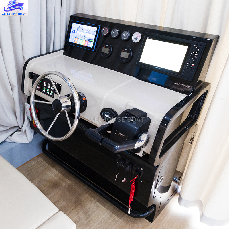 Allhouse HB-40 Luxury Inflatable Houseboat Floating Hotel and Restaurant Aluminum Hull Outboard Engine for Sale