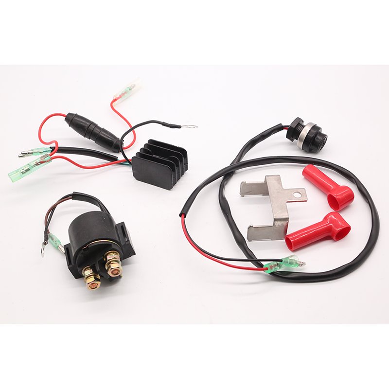 Electric Start Kit for SUZUKI DT40 40HP 2 Stroke Outboard Engine Starter Motor Relay Cable Rectifier