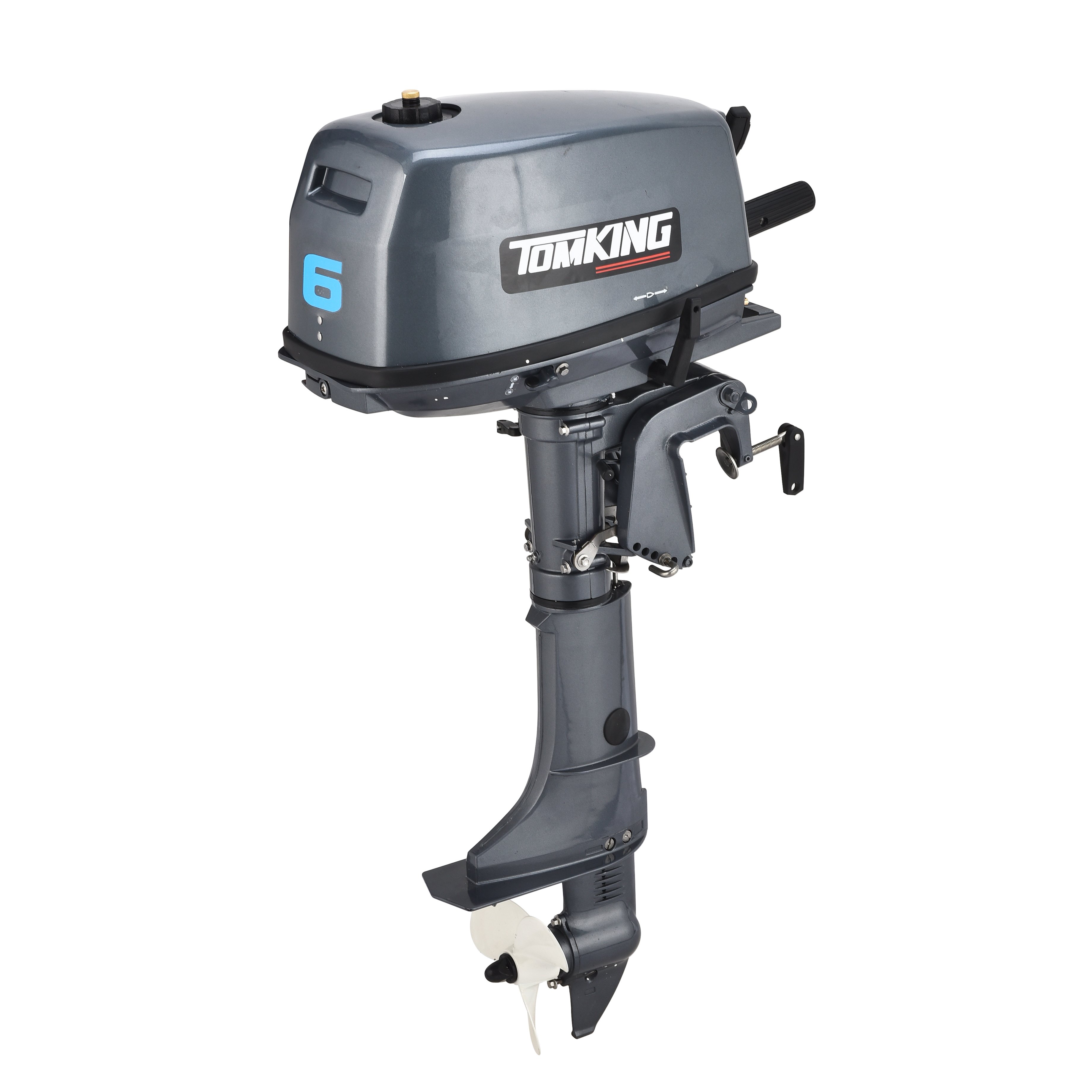 Compliant 6HP 2-Stroke Gasoline Outboard Marine Engine Manual Start Water-Cooled Boat Engines Compatible Brands