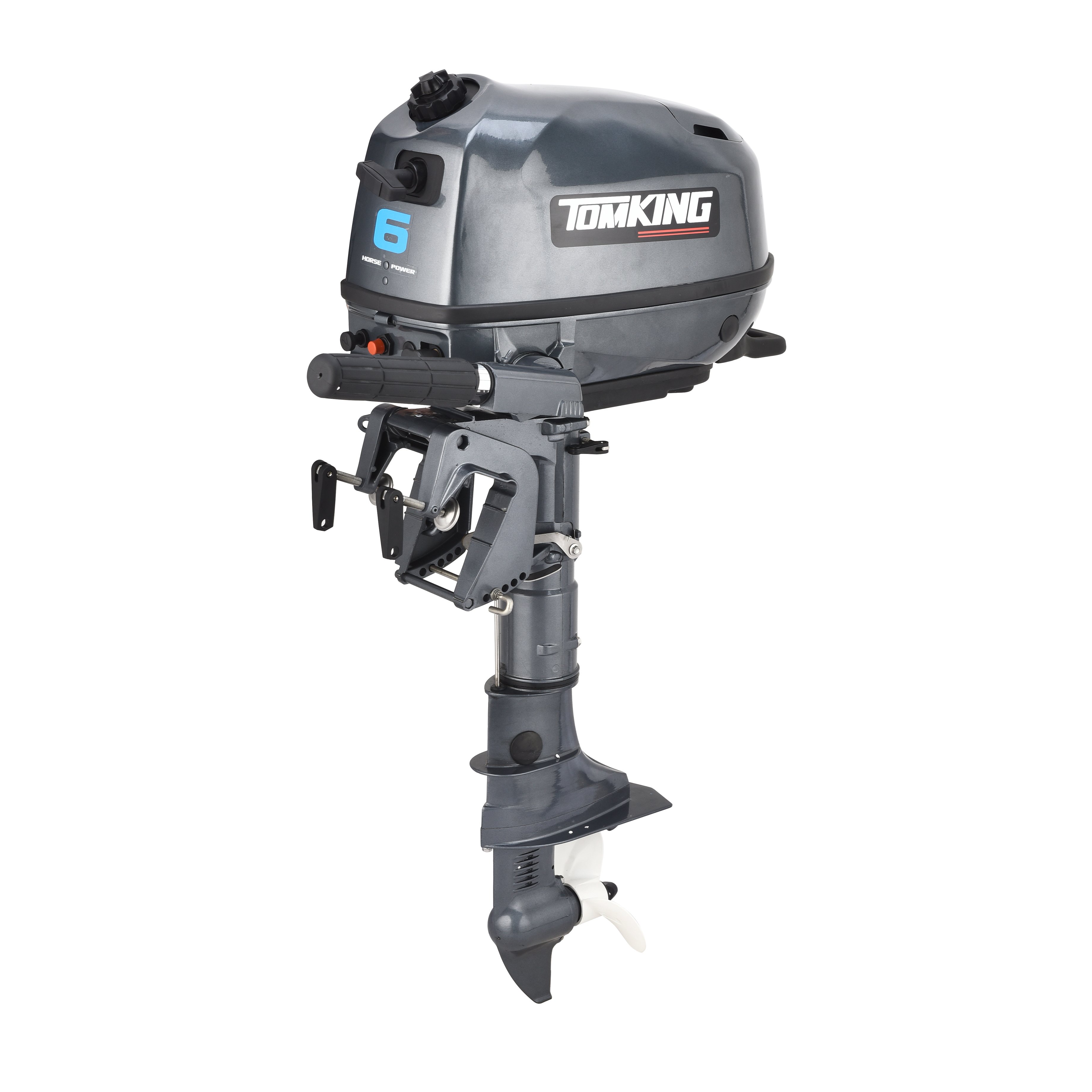 Compliant 6HP 2-Stroke Gasoline Outboard Marine Engine Manual Start Water-Cooled Boat Engines Compatible Brands