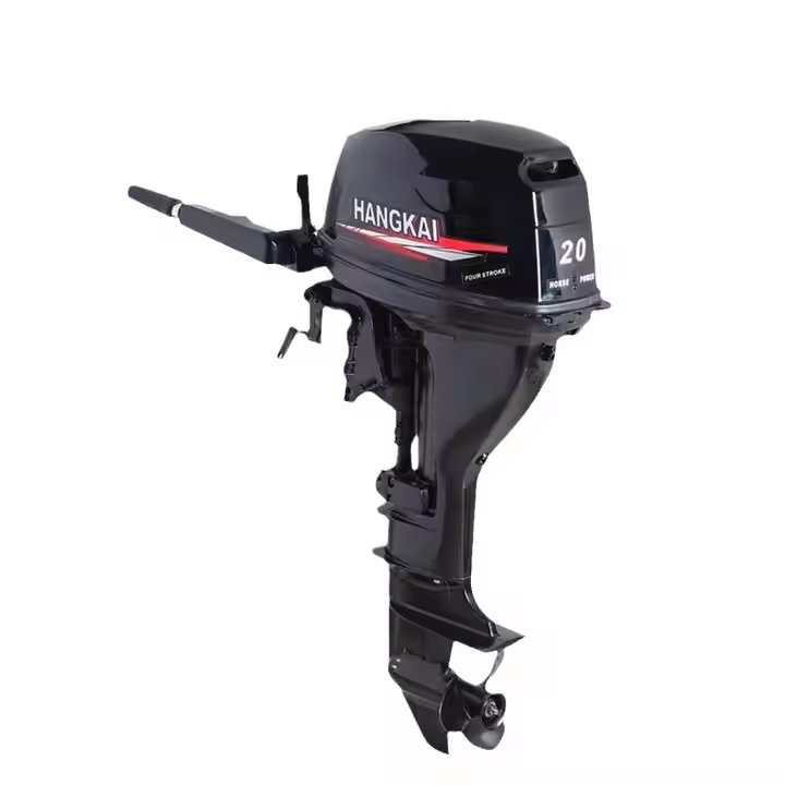 Factory Direct Sale Hangkai Chinese Gasoline Boat Engine 4 Stroke air Water Cooling 6hp 7hp 8hp 6.5hp 20hp Outboard Motor