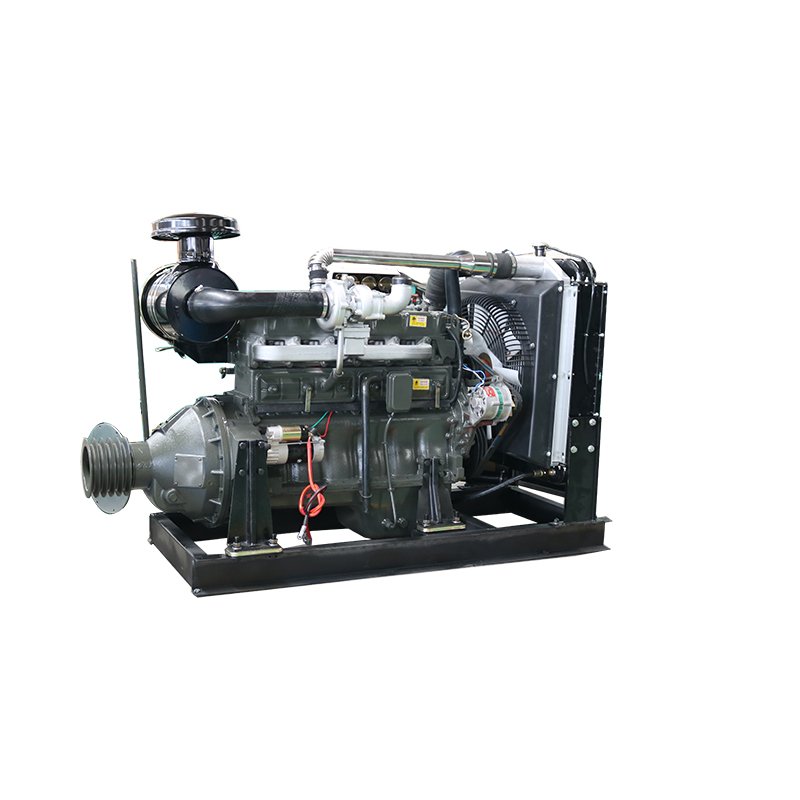 China Ricardo 80hp 90hp 100hp 120hp 150hp 200hp 250hp 300hp 400hp Stationary Diesel Engine With Pto Clutch Pulley Belt for Sale