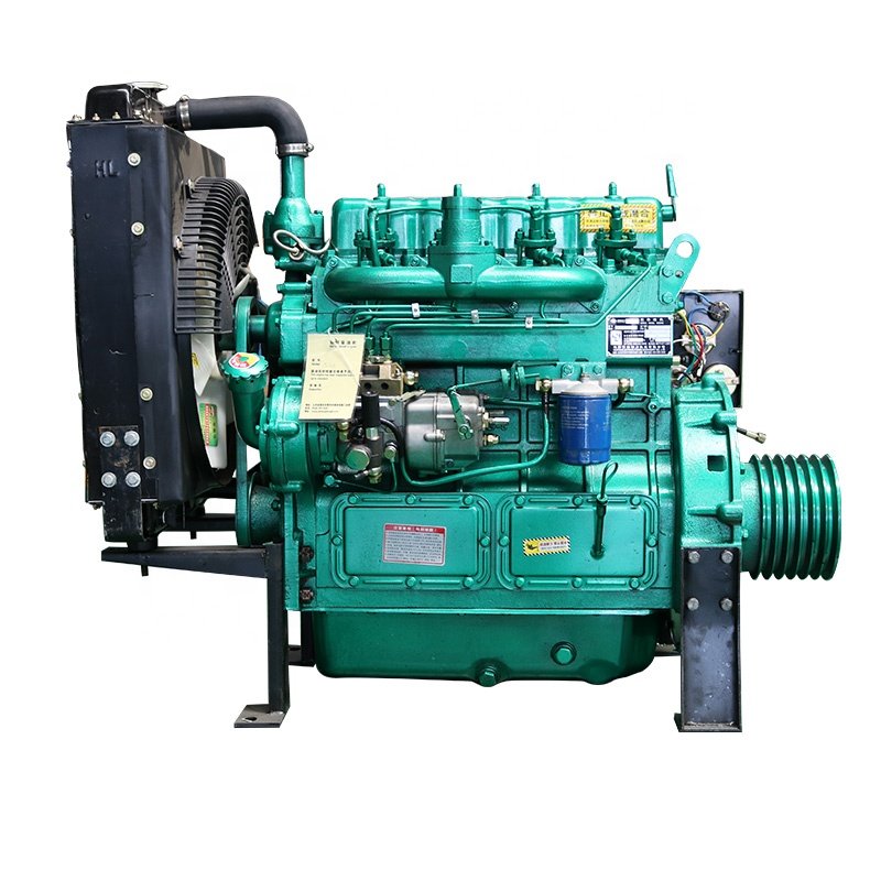 China Ricardo 80hp 90hp 100hp 120hp 150hp 200hp 250hp 300hp 400hp Stationary Diesel Engine With Pto Clutch Pulley Belt for Sale