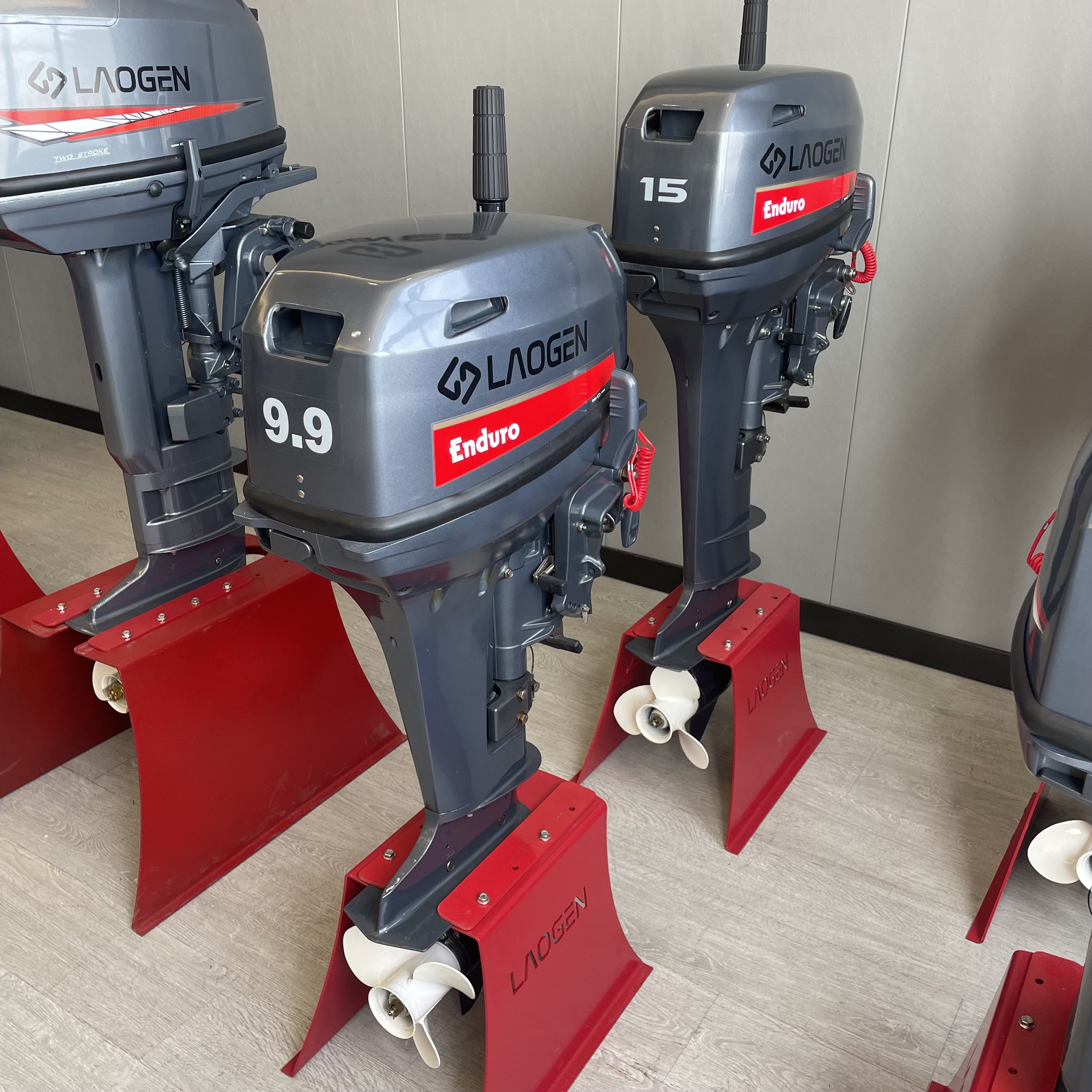 Laogen 2 Stroke Outboard Motor E9.9D Match Yamaha Enduro Outboard Motor 9.9 15hp Outboard Engine Fishing Out Board Boat Motors