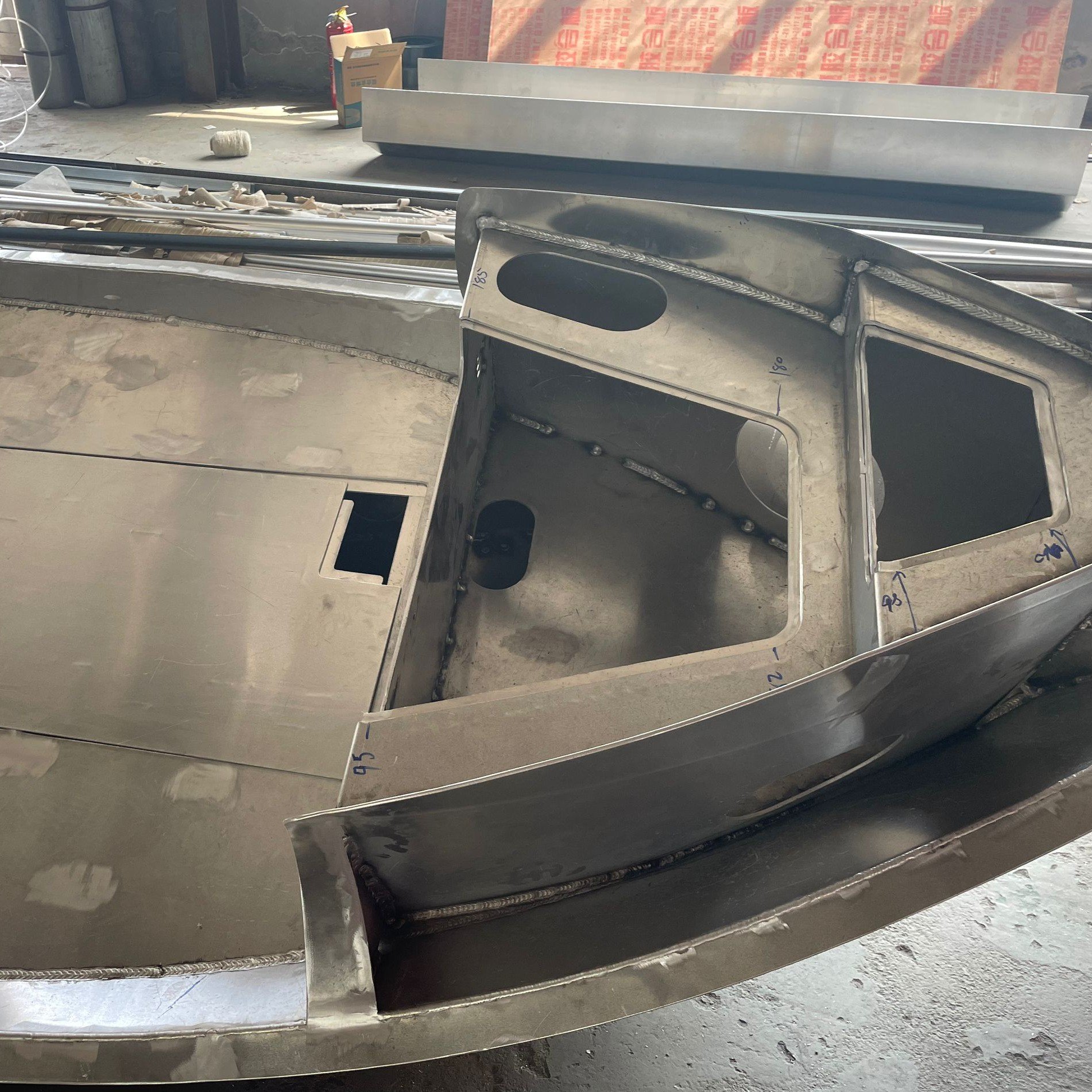 High Quality 22ft RHIB 680 Orca Hypalon/PVC Aluminum Hull Inflatable Boat