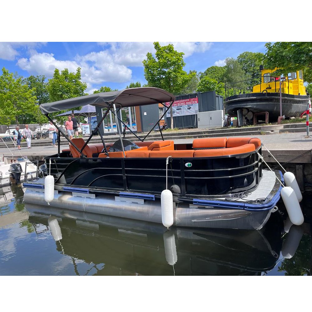 Recreational Catamaran Pontoon Boat for Drifting CE Certified