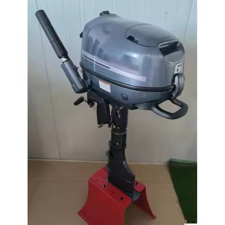 Manual Start and Electric Start High Quality Outboard Engine 2 Cylinder 6hp 4-stroke Boat Engine Outboard Motor