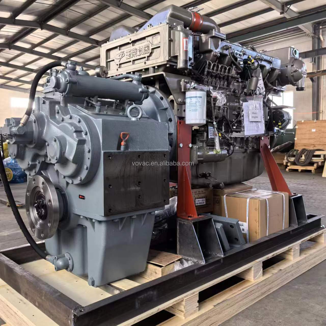 Yuchai YC6MK Series 300hp 1500rpm YC6MK300C Water-cooled Marine Engine for Boat