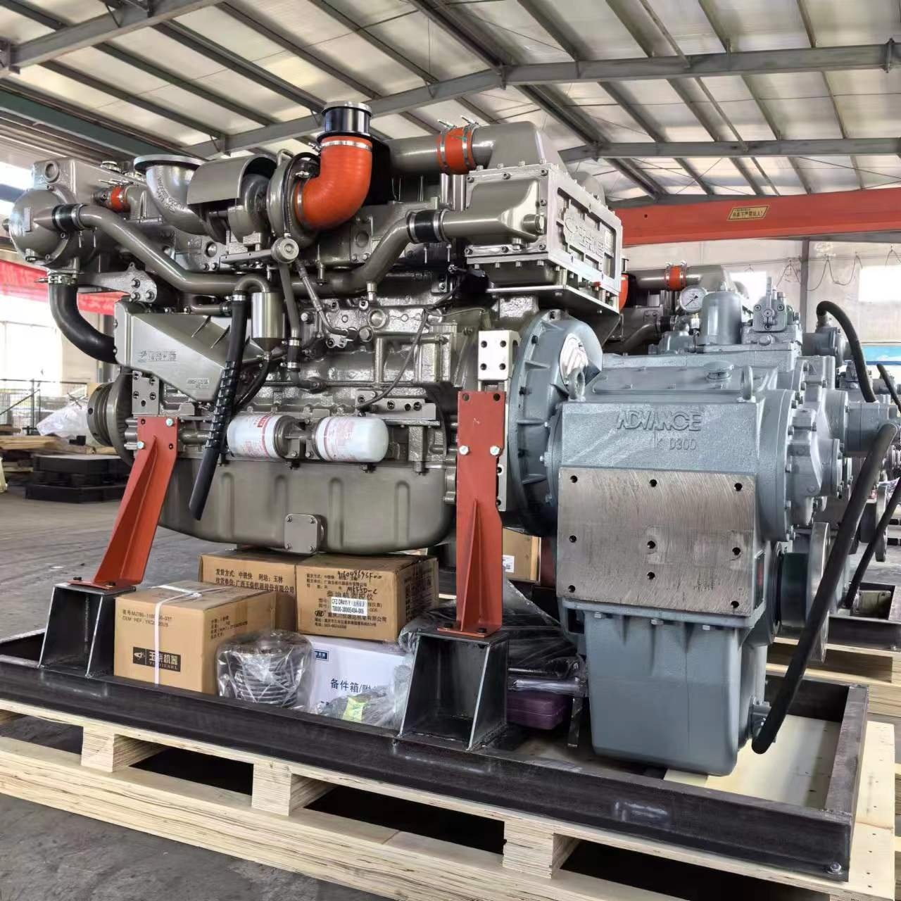 Yuchai YC6MK Series 300hp 1500rpm YC6MK300C Water-cooled Marine Engine for Boat