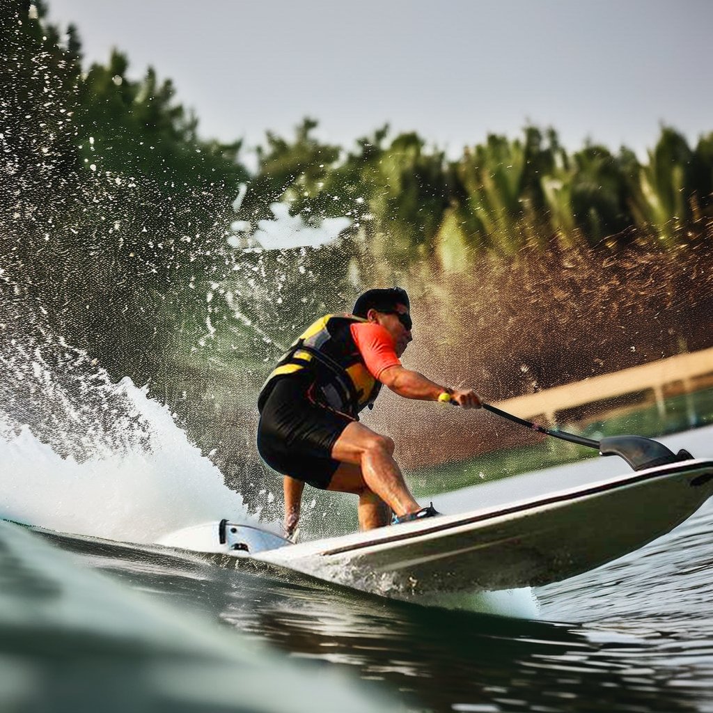 Manufacturer Custom Discount Hison China Beautiful Surf Ski Jetsurf Combo Set Engine Fiberglass Material Sport Ocean Waters