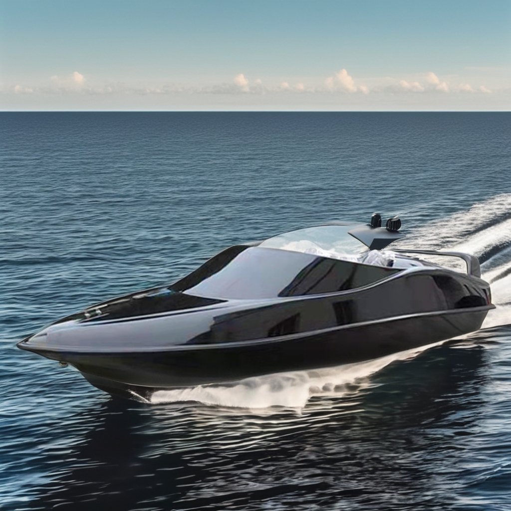 Luxury Sports Speed Boat Mini Fishing Craft with Inboard Motor Engine Fiberglass Hull Material