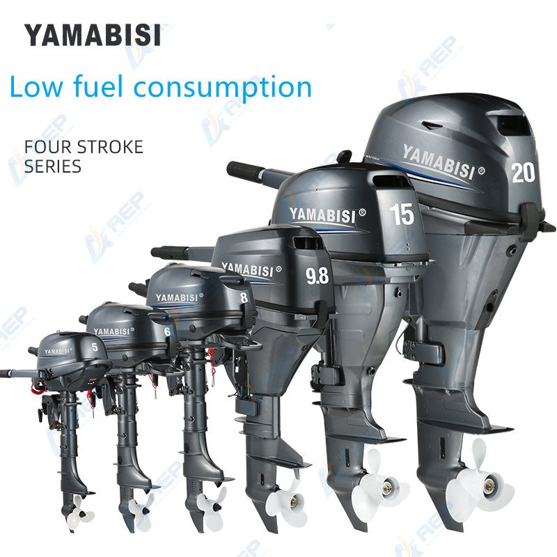 Look! YAMABISI Brand New 3.5hp 2 Stroke Water Cooled Boat Engine Outboard Motor