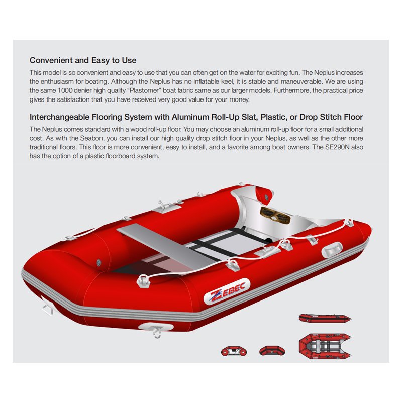 Zebec 360 Aluminum Pontoon Inflatable Fishing Electric Boats for Sale