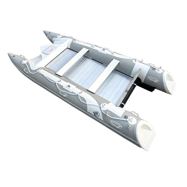 2025 Zapcat New 4.3m Sport Style Boat Strongest Rigid Steel Aluminum PVC Materials Fishing Rowing Engine Combo Set Outdoor Use